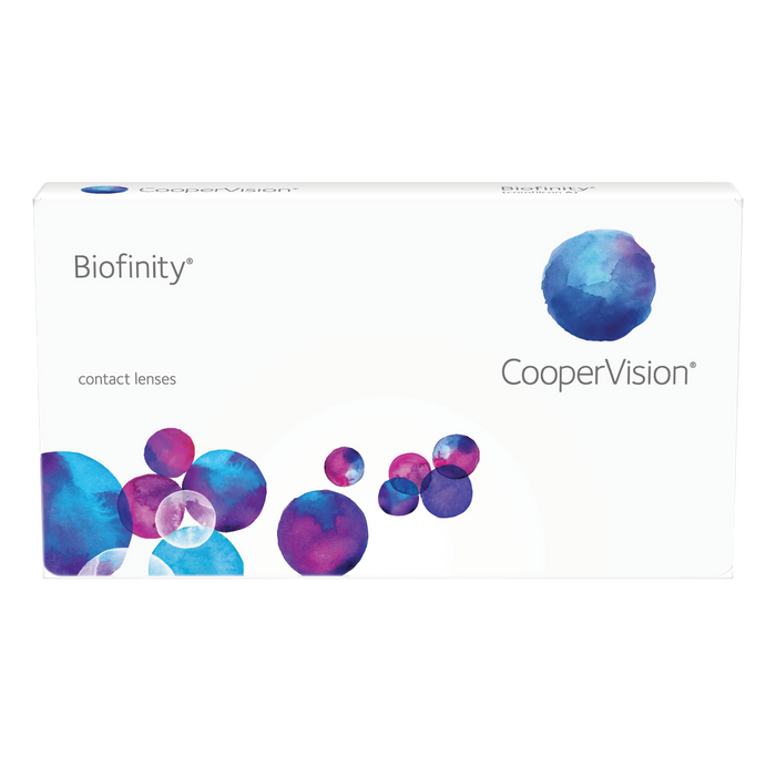 Coopervision Biofinity contact lenses 3 pack