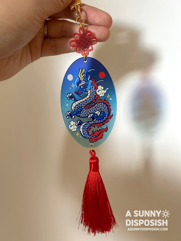 Blue Dragon Acrylic Norigae