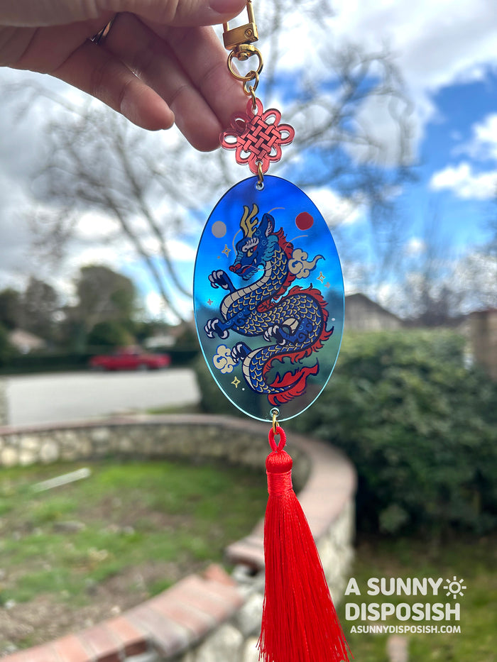 Blue Dragon Acrylic Norigae