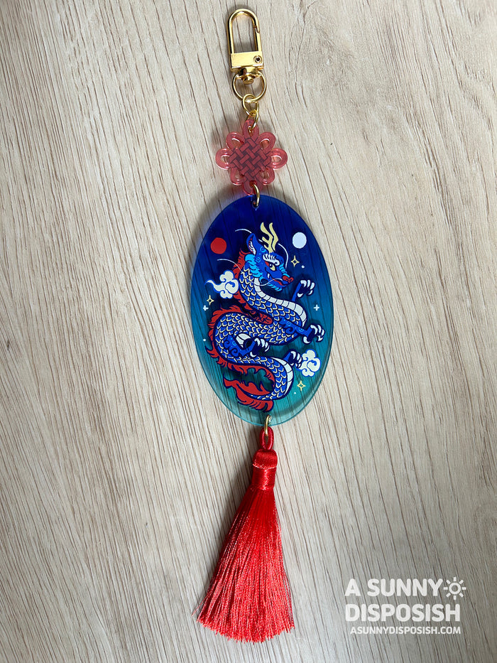 Blue Dragon Acrylic Norigae