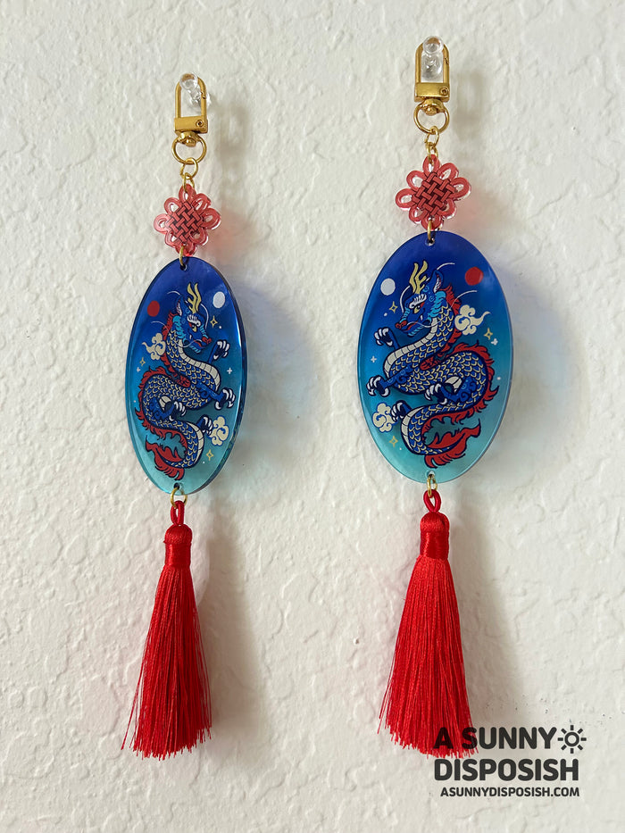 Blue Dragon Acrylic Norigae