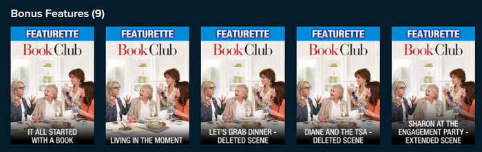 Book Club Vudu Fandango at Home HDX Digital Code (2018)