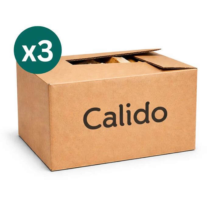 Boxed kiln dried logs