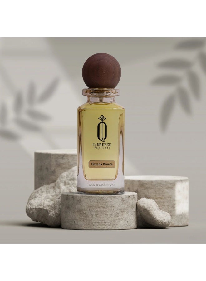 BREEZE PERFUMES Davana Breeze Eau De Parfum 75ml for Men & Women | Long-Lasting Arabic Perfume | Luxury Strong Fragrance