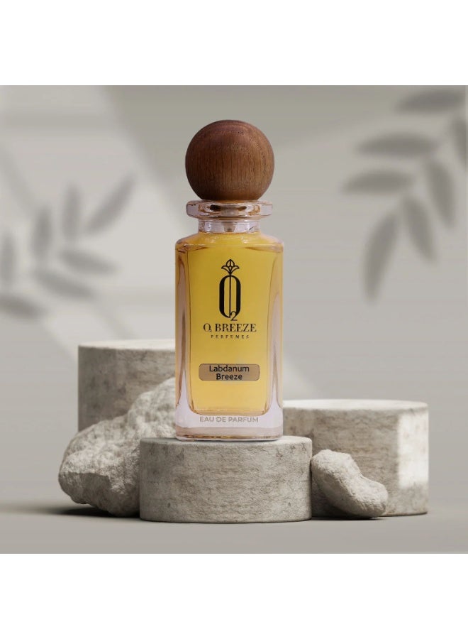 BREEZE PERFUMES Labdanum Breeze Eau De Parfum 75ml for Men & Women | Long-Lasting Arabic Perfume | Luxury Strong Fragrance