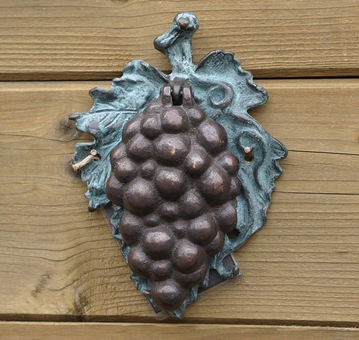 Bronzen beeld Druiventros deurkloper 15x3x12cm - Doika - Bronzen beeld - Doika - 5410807065464 - DR6548B