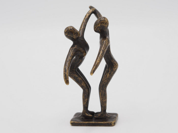 Bronzen beeld Klein modern danspaar 10x3x5cm - Doika - Bronzen beeld - Doika - 5410807028285 - AN2828BR-BI