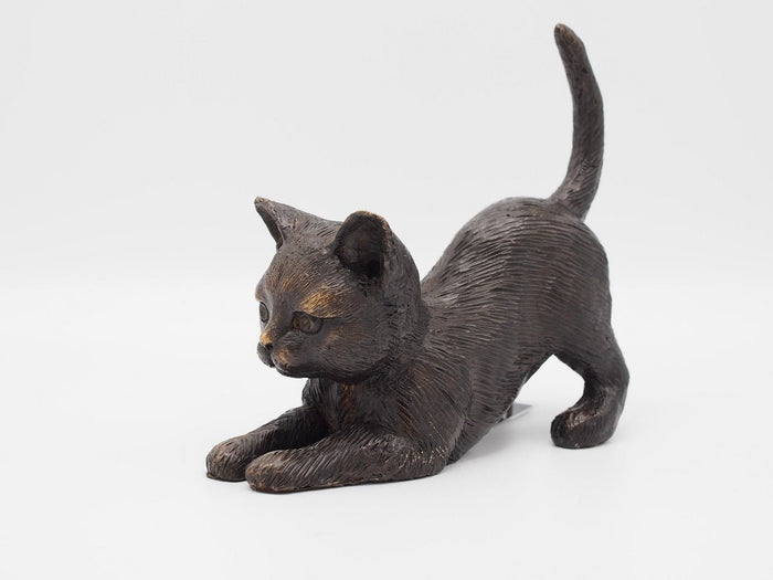 Bronzen beeld Liggende kat 16x7x18cm - Doika - Bronzen beeld - Doika - 5410807014295 - BS1429B