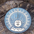 Bronzen Platte zonnewijzer zon 9x26x26cm - Doika - Zonnewijzer - Doika - 5410807063026 - GA6302V