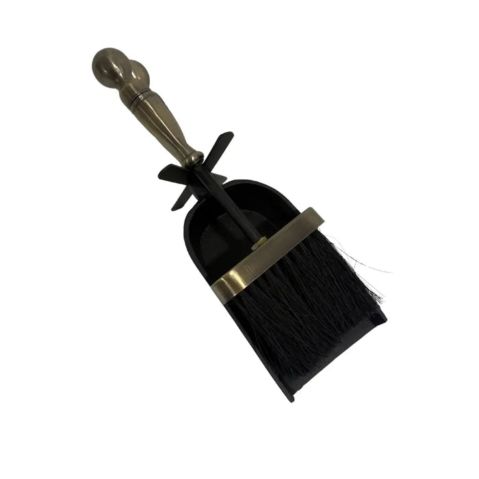 Brush and Shovel Set - Black/Antique