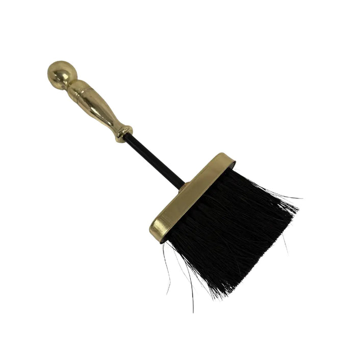 Brush and Shovel Set - Black/Brass