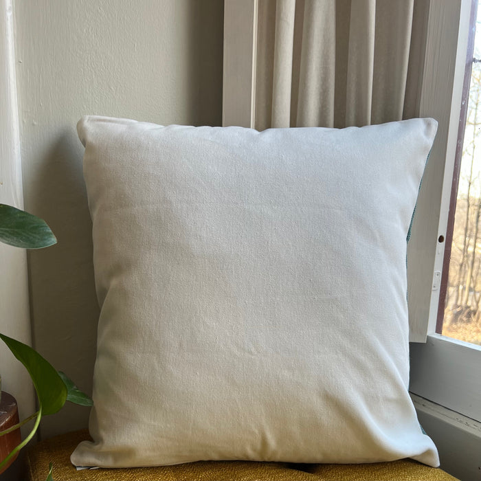 Bubble Gum Giraffe Embroidered Tufted Pillow Cover