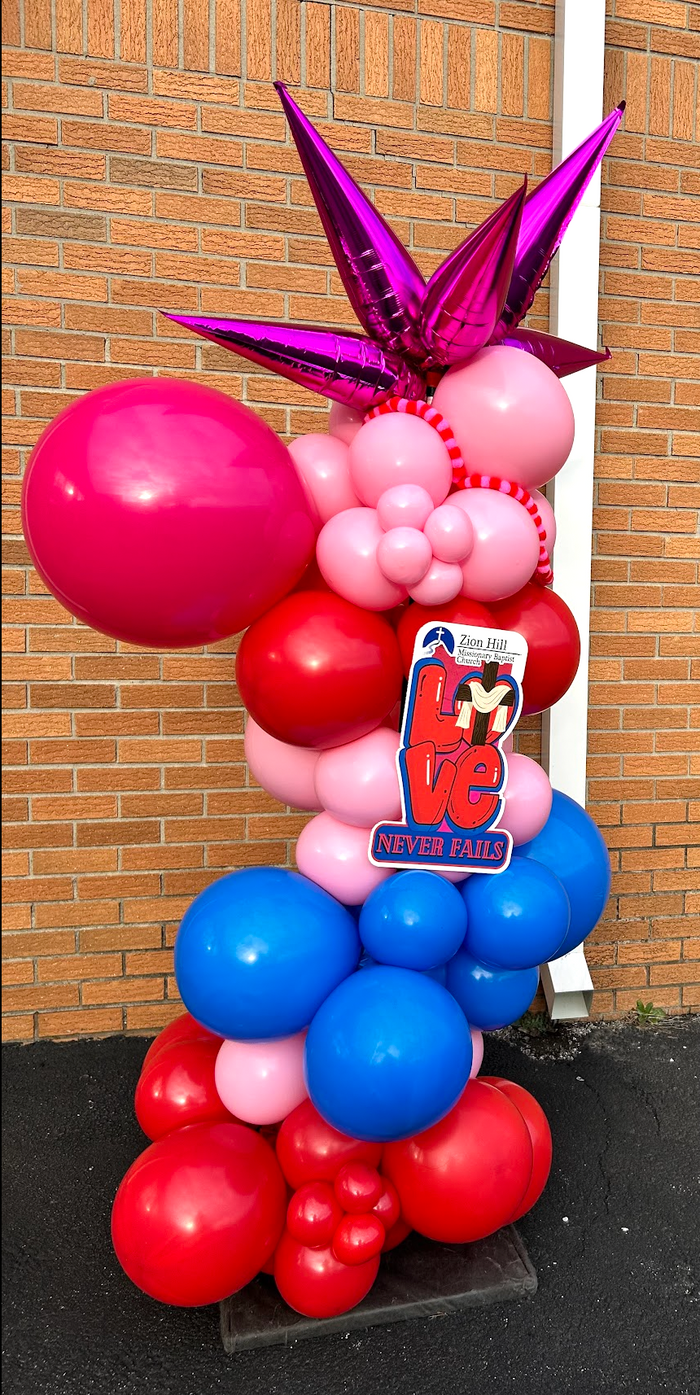 Burst Balloon Sign Tower