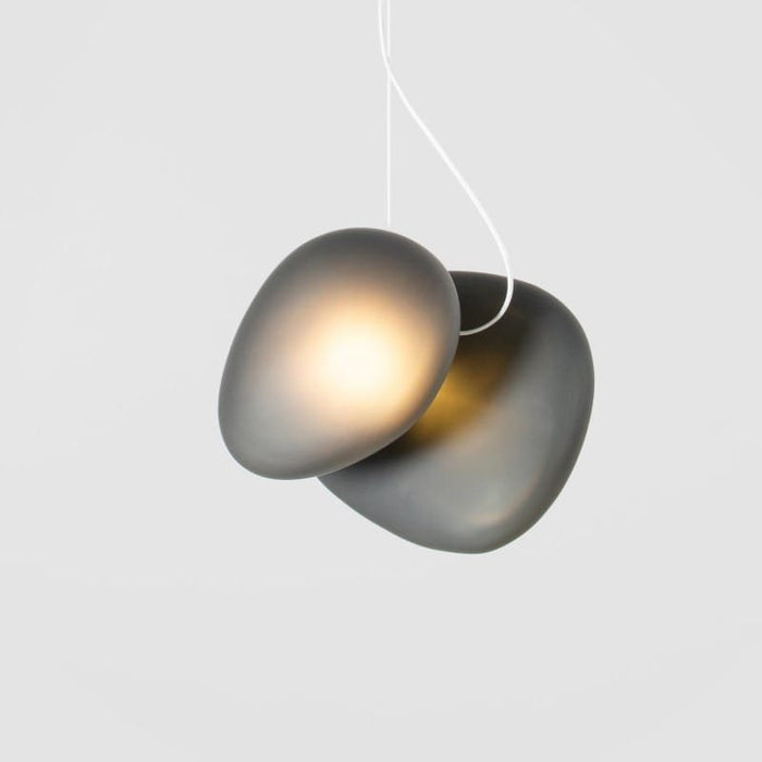 Calm Crest Glass Pendant Lamp