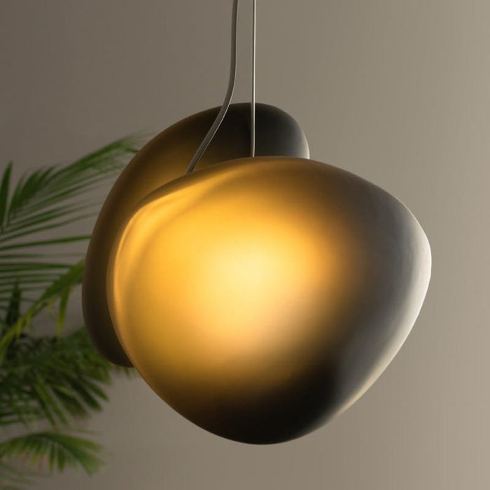 Calm Crest Glass Pendant Lamp