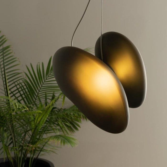 Calm Crest Glass Pendant Lamp