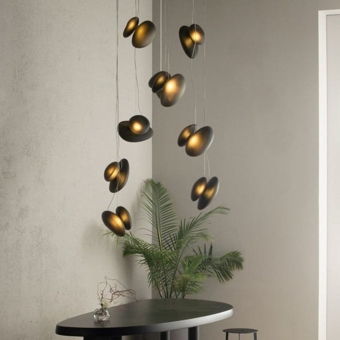 Calm Crest Glass Pendant Lamp
