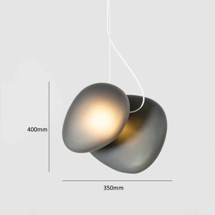 Calm Crest Glass Pendant Lamp