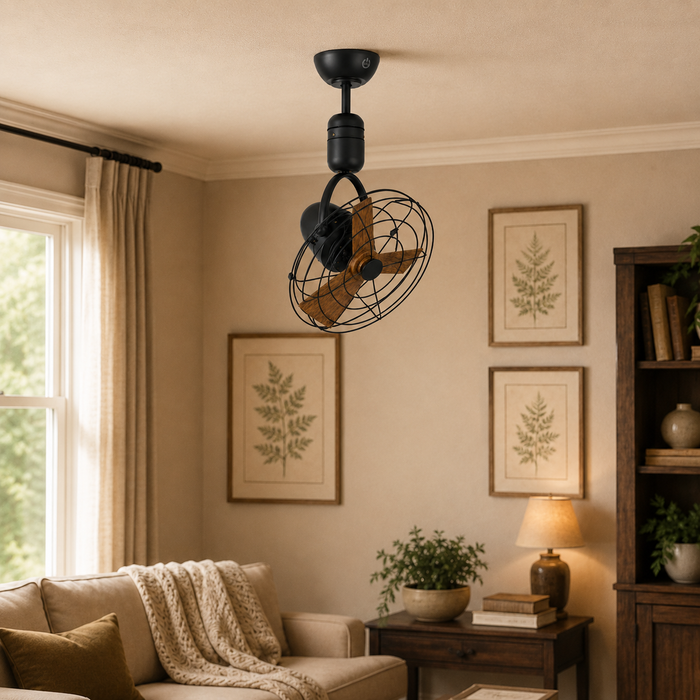 Canary Ceiling Cage Fan | 15W BLDC Motor | 360mm | ABS Body