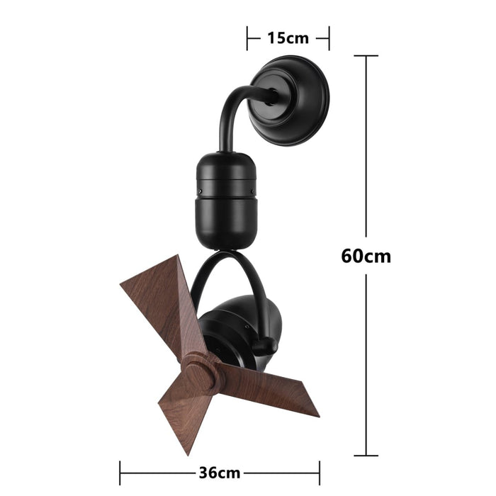 Canary Wall Mounted Fan | 15W BLDC Motor | 360mm | ABS Body