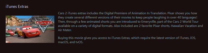 Cars 2 4K Digital Code (2011) (Redeems in Movies Anywhere; 4K Vudu Fandango at Home & 4K iTunes Apple TV Transfer From Movies Anywhere)