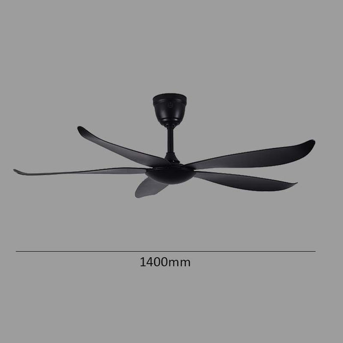 Catbird Black Ceiling Fan | 55W BLDC Motor | 1400mm | Black Body