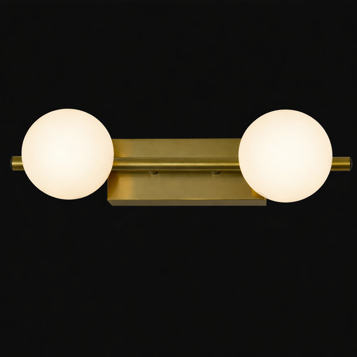 Celeste Duo Globe Wall Light