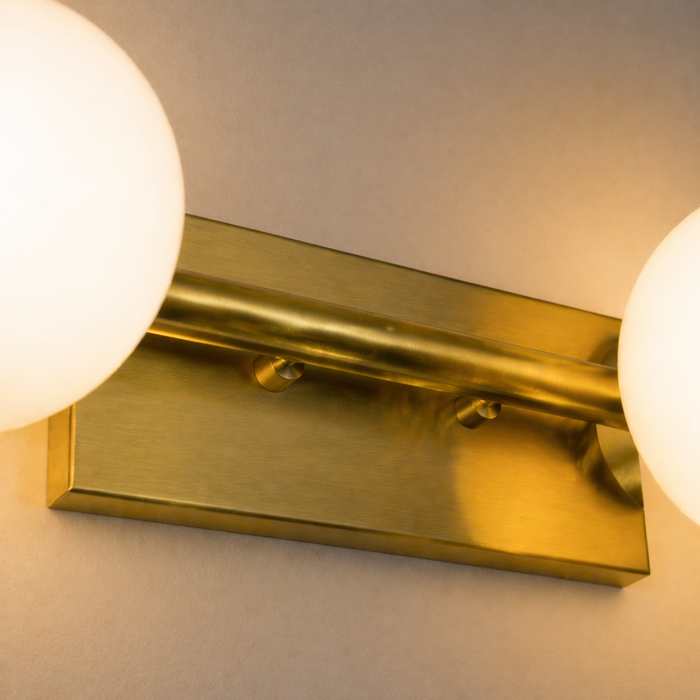 Celeste Duo Globe Wall Light