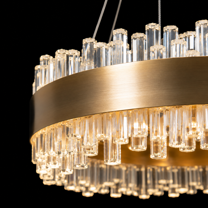 Celestia Crystal Ring Pendant Lamp