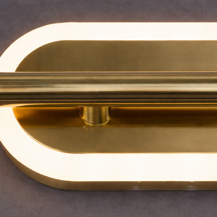 Celestia Duo Crystal Gold Vanity Light