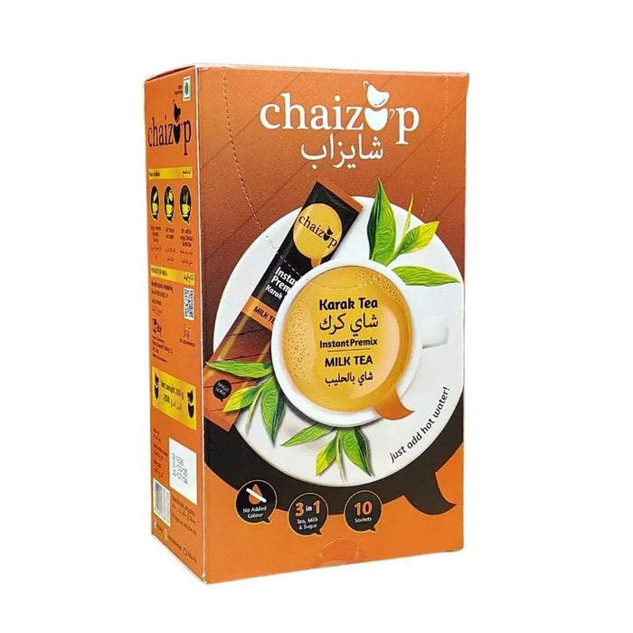 Chaizup Instant Premix Milk Tea Flavored Karak Tea Sachet- 10pcs