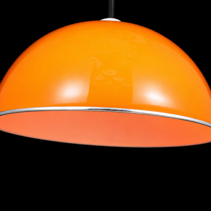Citrus Glow Vibrant Domed Pendant Light