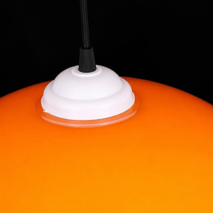 Citrus Glow Vibrant Domed Pendant Light