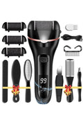 CIVYPRO Callus Remover for Feet, 13-in-1 Professional Pedicure Tools Foot Care Kit, Foot Scrubber El