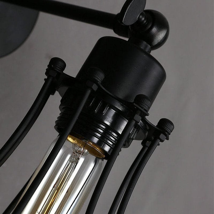 Classic Edison Iron Pendant Light