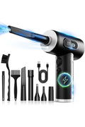 Compressed Air Duster-3 Gear Adjustable 100000RPM Electric Air Duster with LED Light