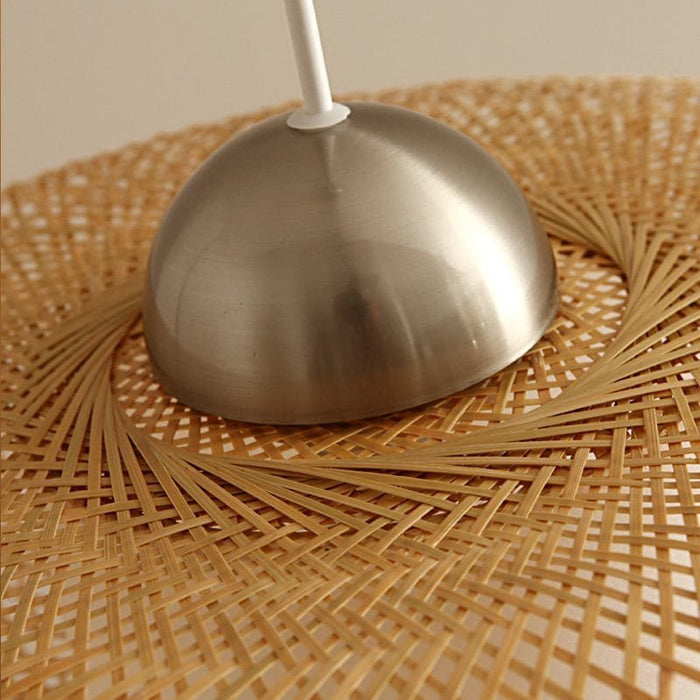 Country Bamboo Coastal Style Rattan Pendant Lamp