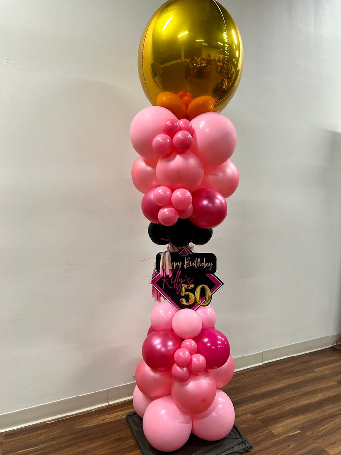 Crazy Balloon Sign Tower