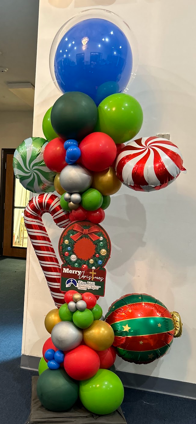 Crazy Balloon Sign Tower