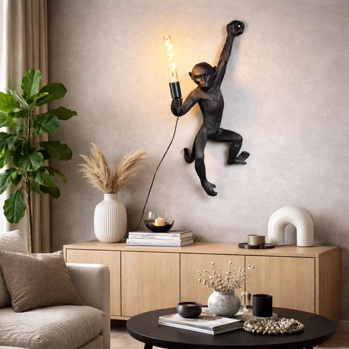 Creative Monkey Wall Light Fixture
