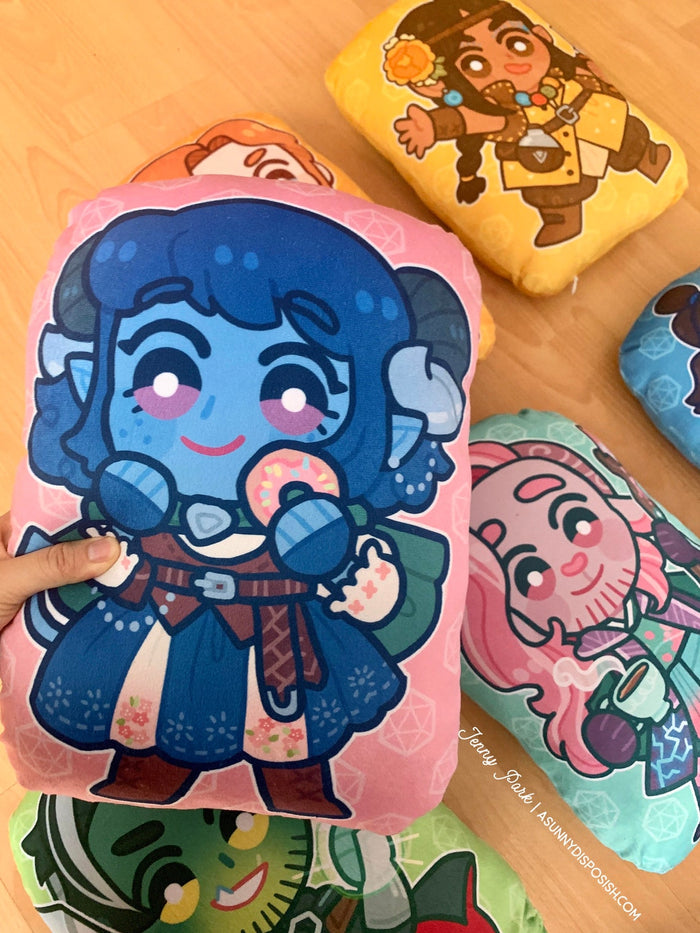 Critical Role Mighty Nein Plush Pillows