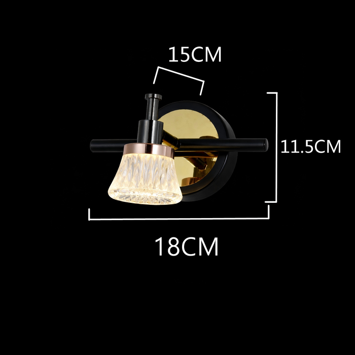 Crystal Glow Wall Light