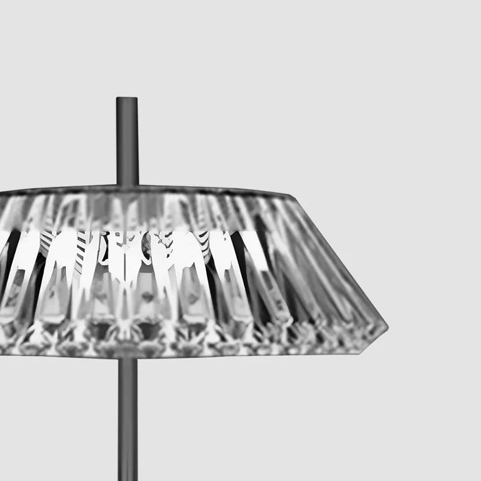 Crystal Halo Modern Table Lamp