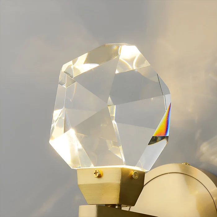 Crystal Prism Modern Wall Light