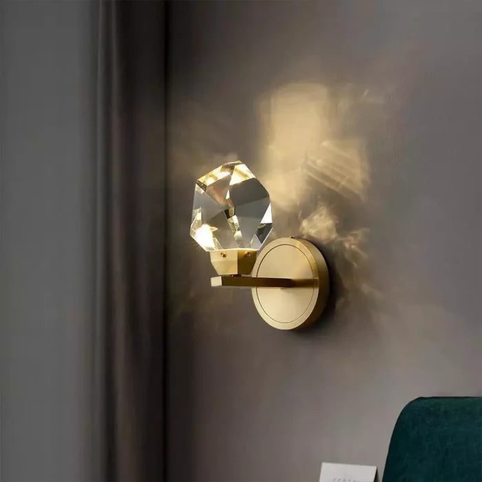 Crystal Prism Modern Wall Light