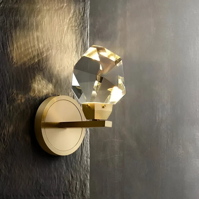 Crystal Prism Modern Wall Light