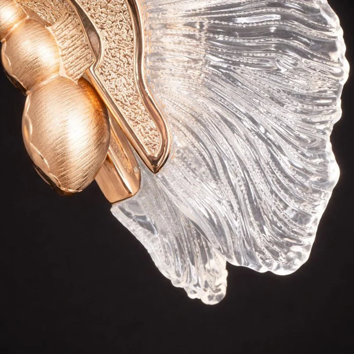 CrystalWing Luminary Double Butterfly Pendant