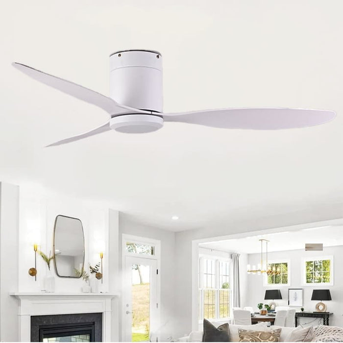 Cuckoo White Ceiling Fan | 55W BLDC Motor | 1320mm | Metal Body