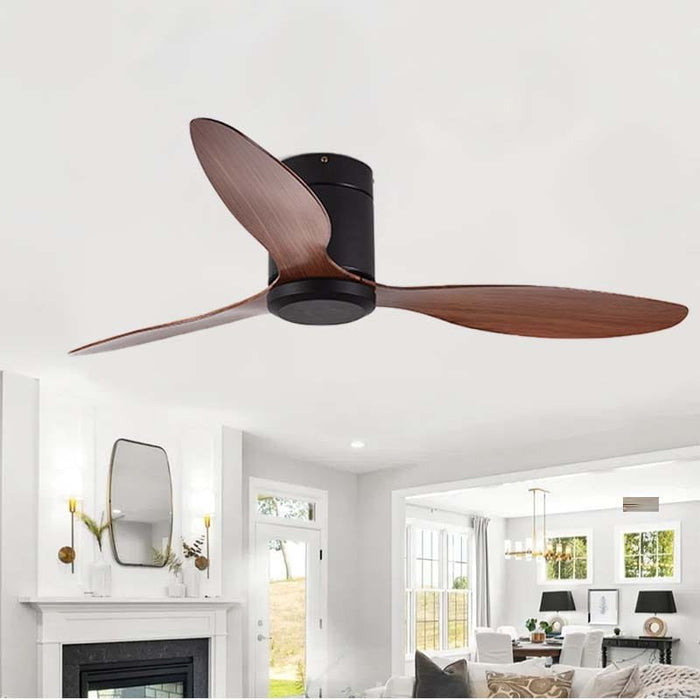 Cuckoo Wooden Ceiling Fan | 55W BLDC Motor | 1320mm | Metal Body