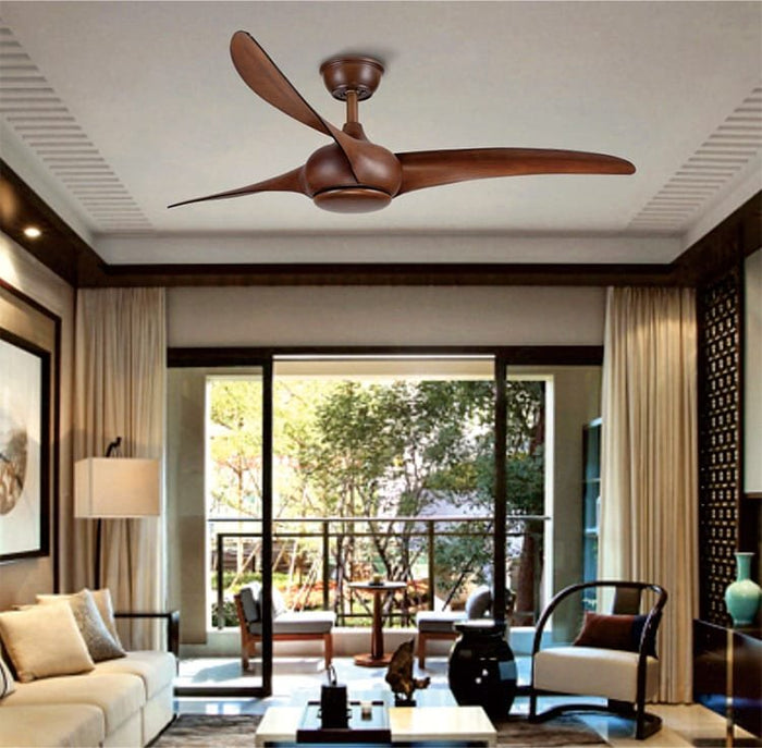 Curlew Dark Brown Ceiling Fan | 50W BLDC Motor | 1320mm | Metal Body